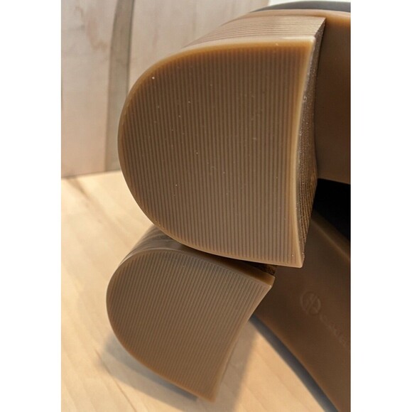 Giani Bernini Women Brown Leather Odettee Memory Foam Block Knee-High Boots - Picture 9 of 10